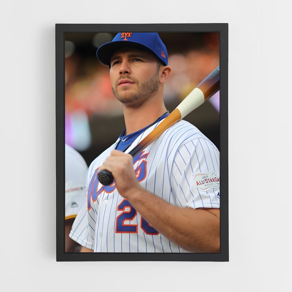 Poster Pete alonso batte – affiche Baseball (vue 2)